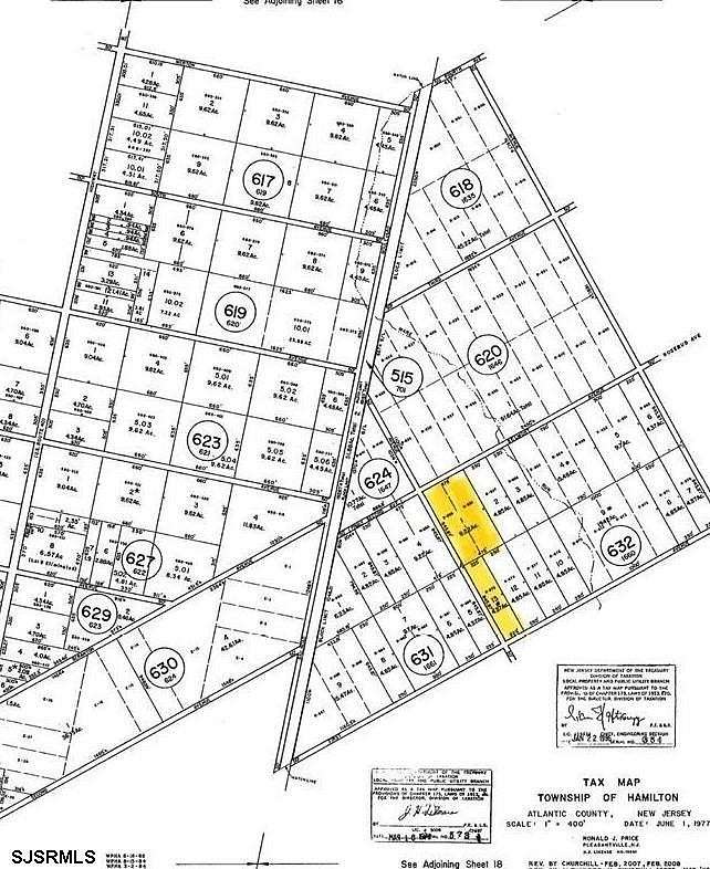 13.6 Acres of Recreational Land for Sale in Mays Landing, New Jersey