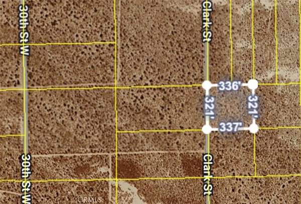 2.5 Acres of Land for Sale in Rosamond, California