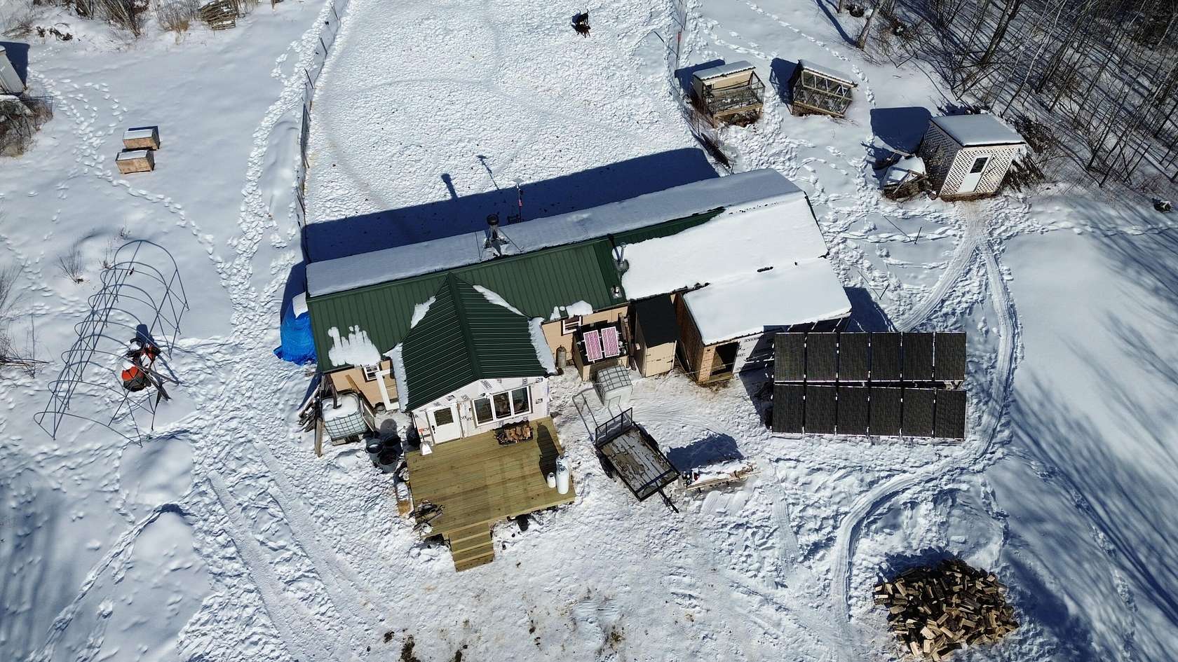 29 Acres of Land with Home for Sale in Monticello, Maine