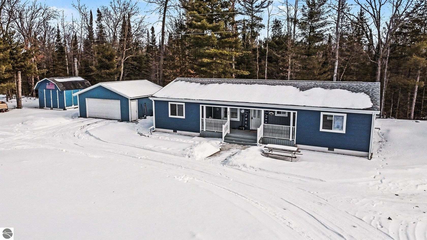 4 Acres of Residential Land with Home for Sale in Harrison, Michigan