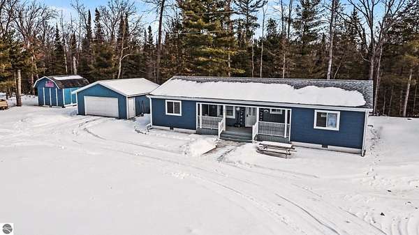 4 Acres of Residential Land with Home for Sale in Harrison, Michigan