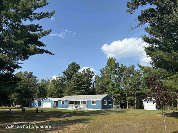 4 Acres of Land with Home for Sale in Harrison, Michigan