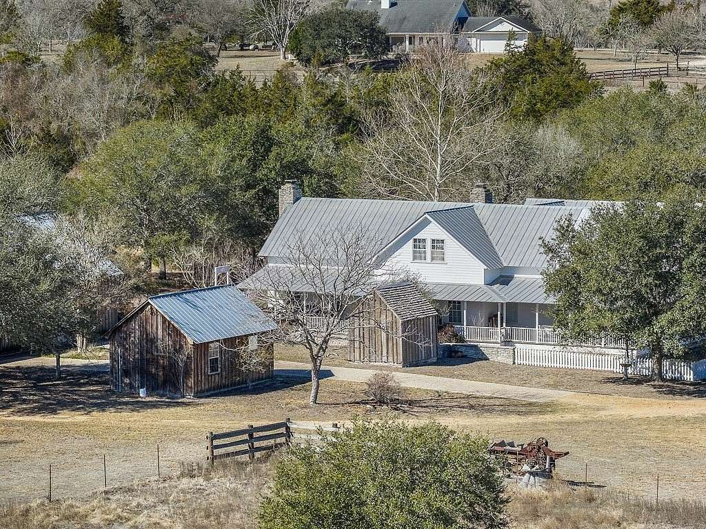 107 Acres of Agricultural Land with Home for Sale in Round Top, Texas