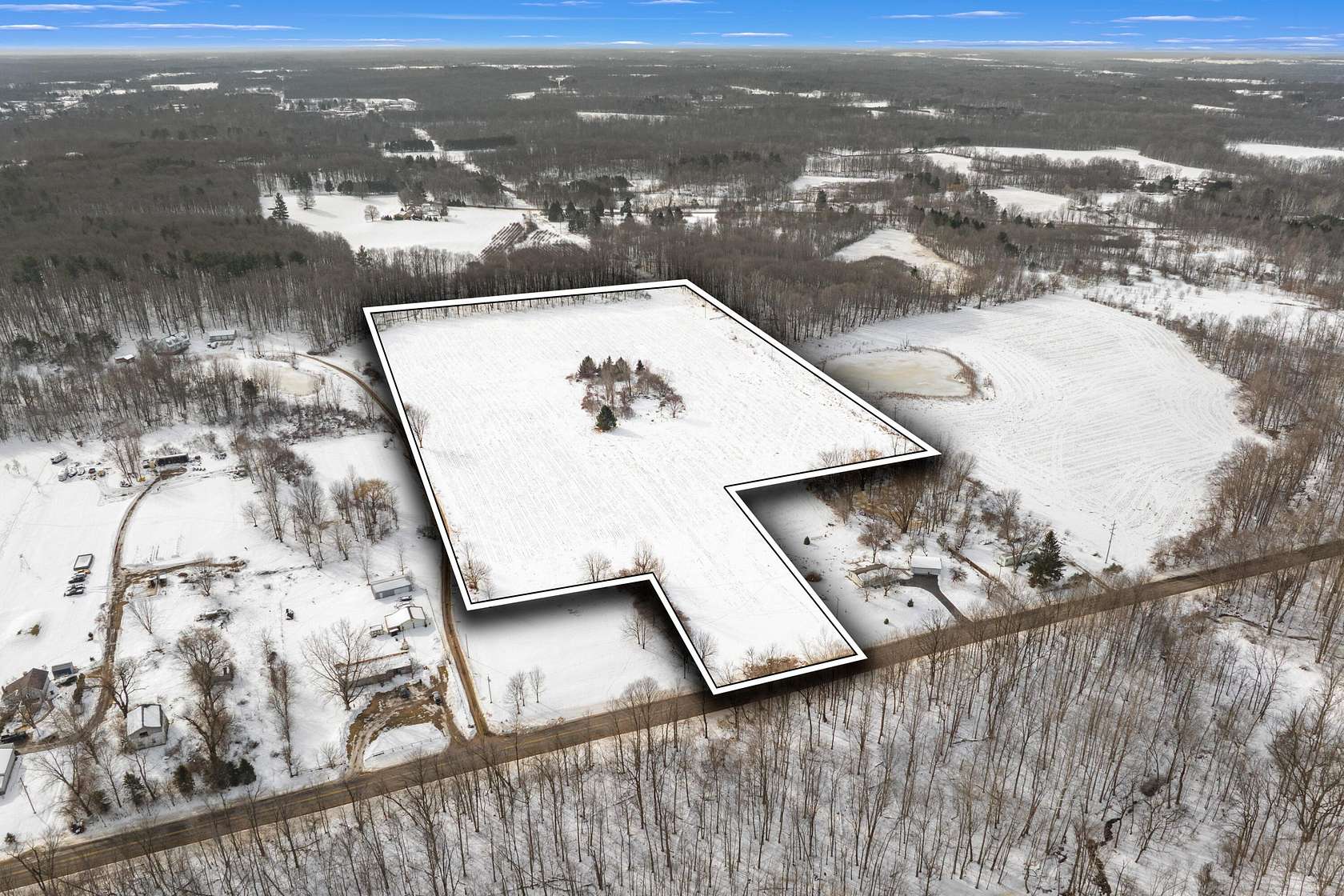 18.8 Acres of Recreational Land for Sale in Lawrence, Michigan