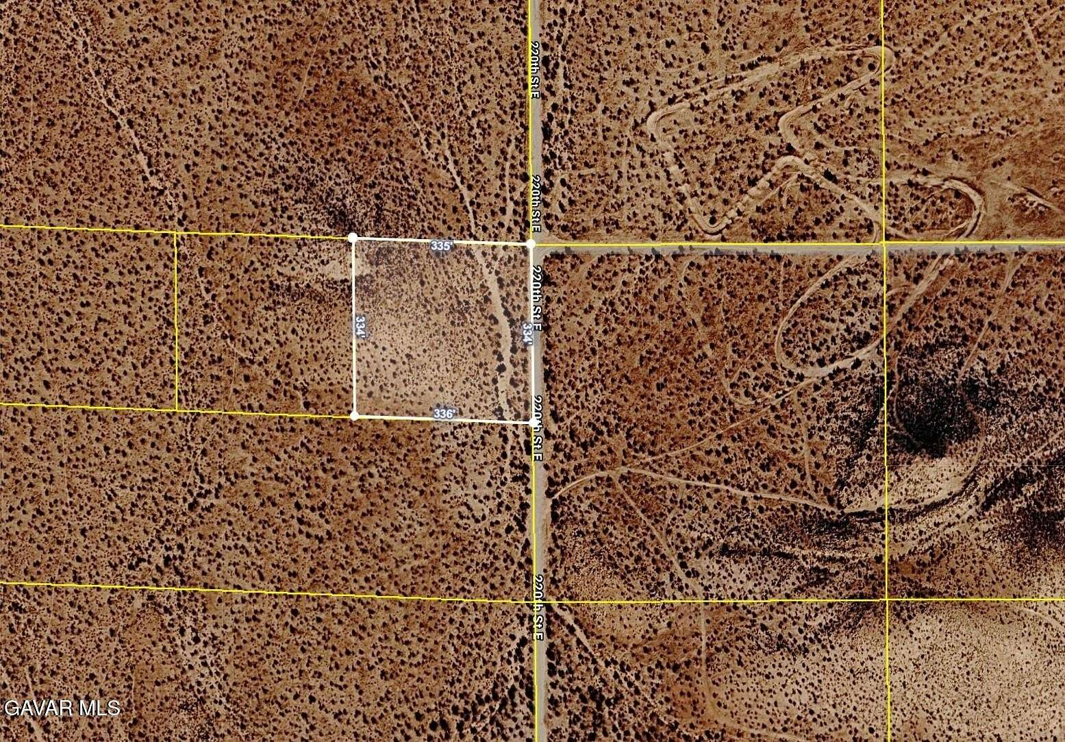 2.57 Acres of Residential Land for Sale in Lancaster, California