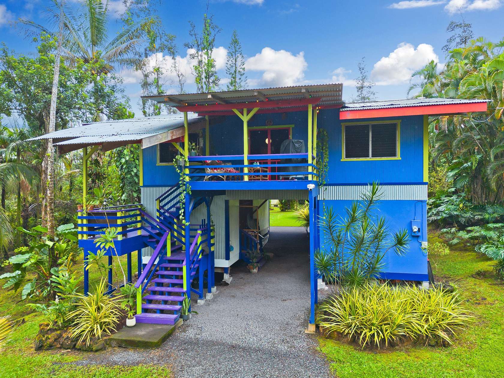 2 Acres of Land with Home for Sale in Keaau, Hawaii