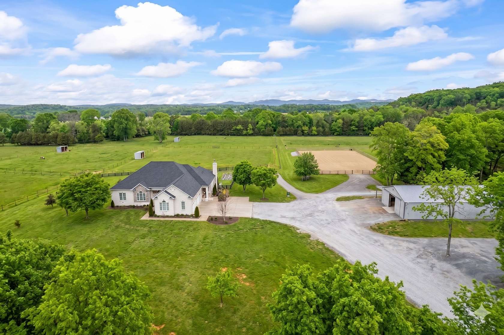 24 Acres of Agricultural Land with Home for Sale in Lascassas, Tennessee