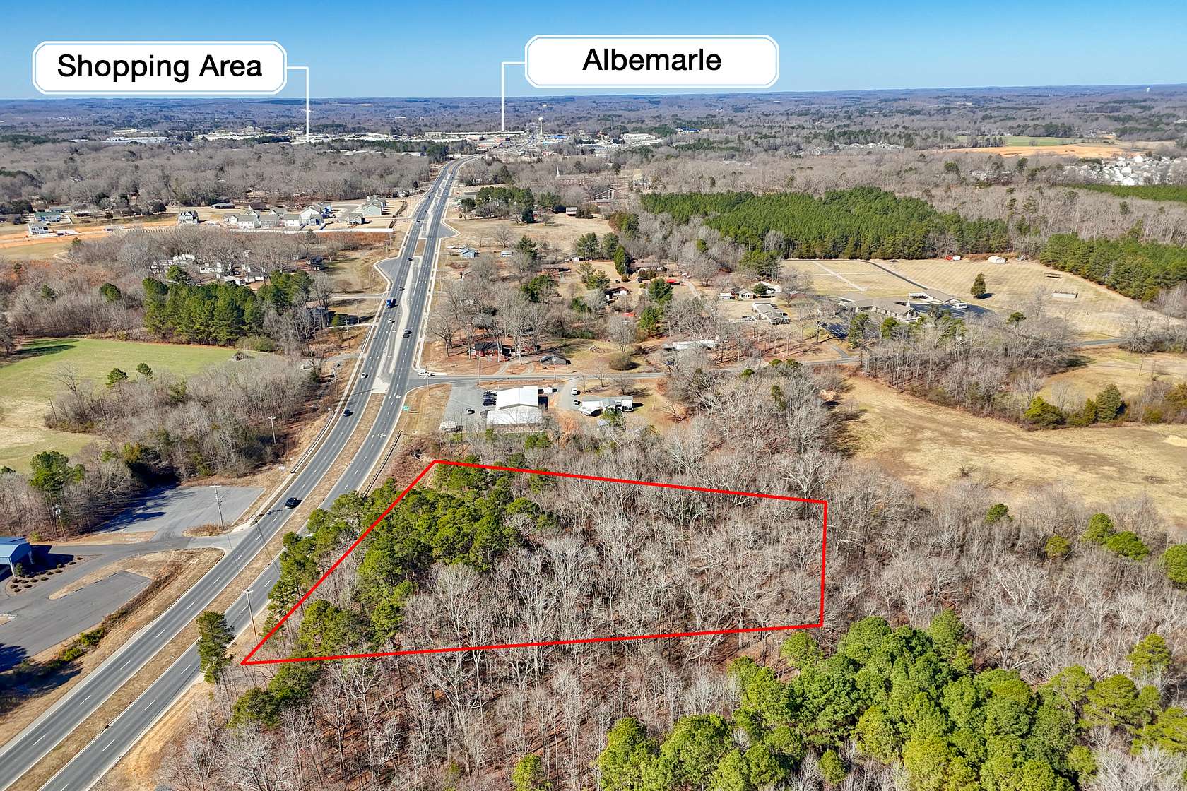 3.57 Acres of Land for Sale in Albemarle, North Carolina