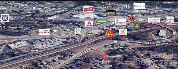 1.2 Acres of Mixed-Use Land for Sale in Kannapolis, North Carolina