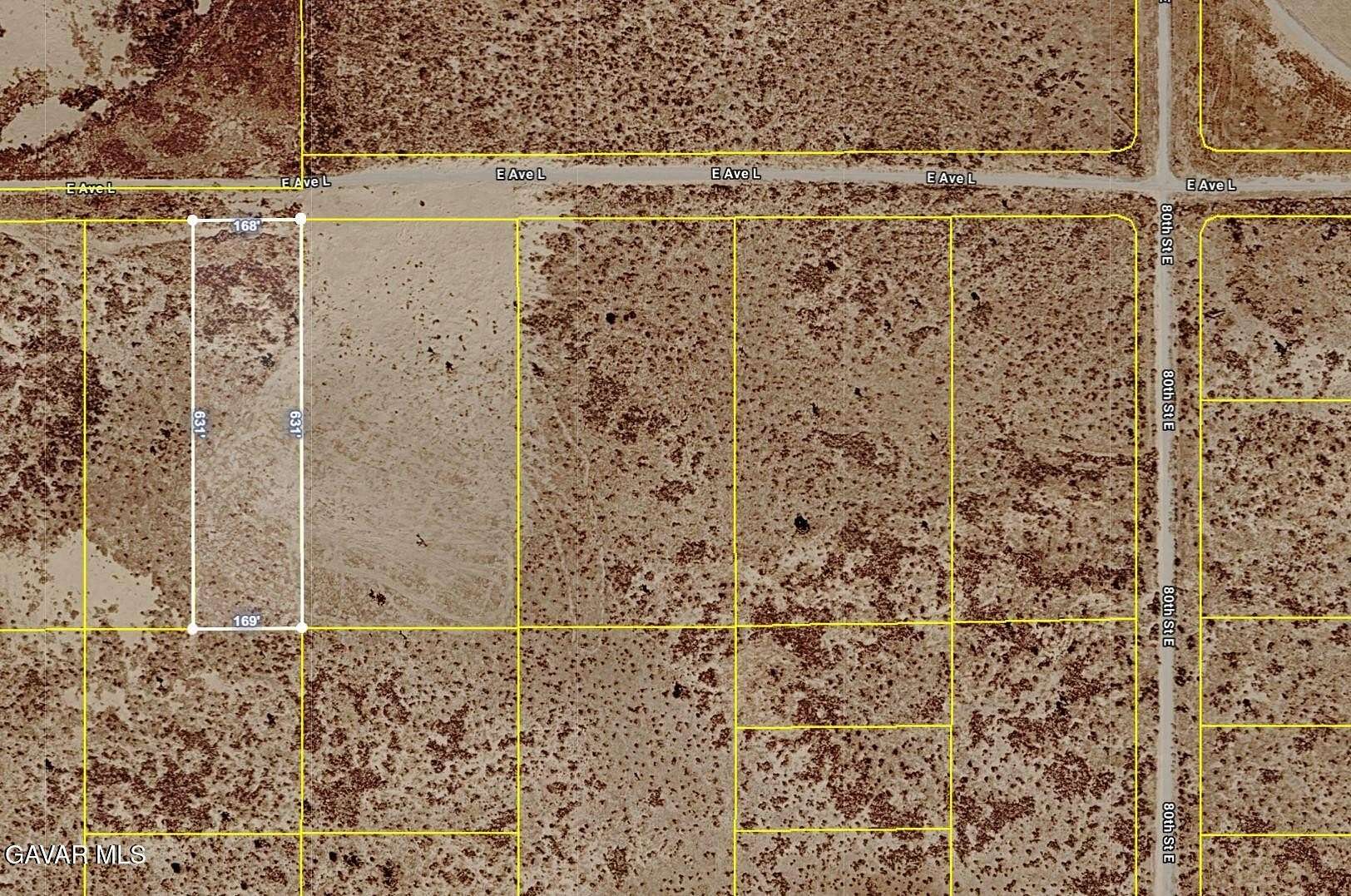 2.44 Acres of Commercial Land for Sale in Palmdale, California