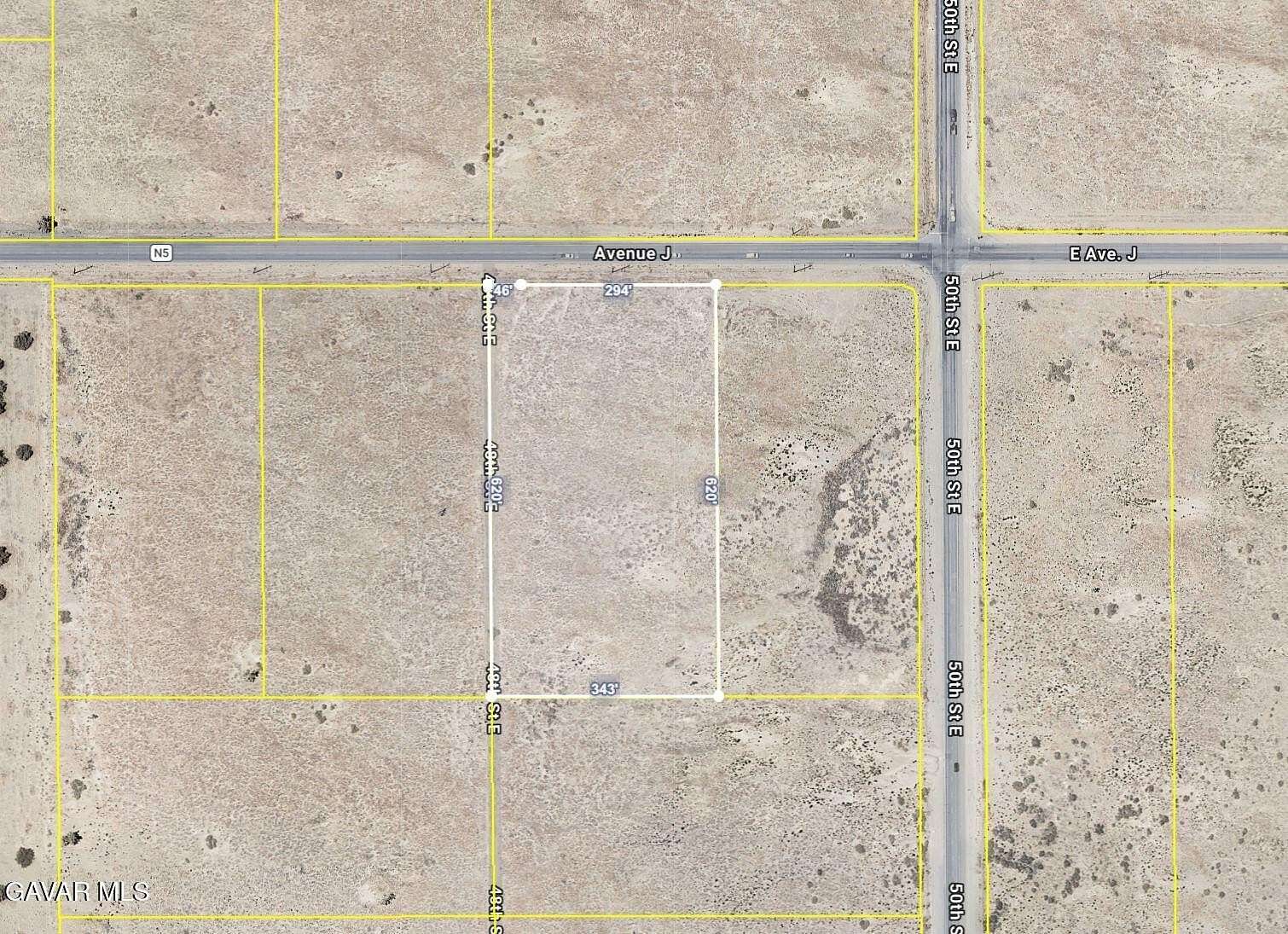 4.9 Acres of Residential Land for Sale in Lancaster, California