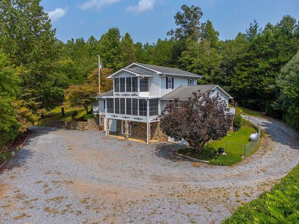 7.39 Acres of Land with Home for Sale in Franklin, North Carolina