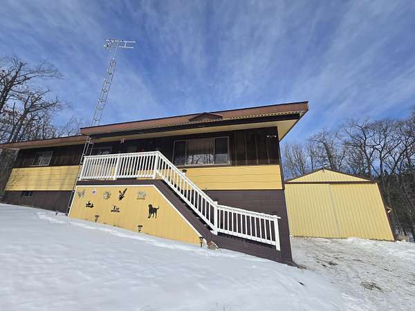 5 Acres of Residential Land with Home for Sale in Mio, Michigan