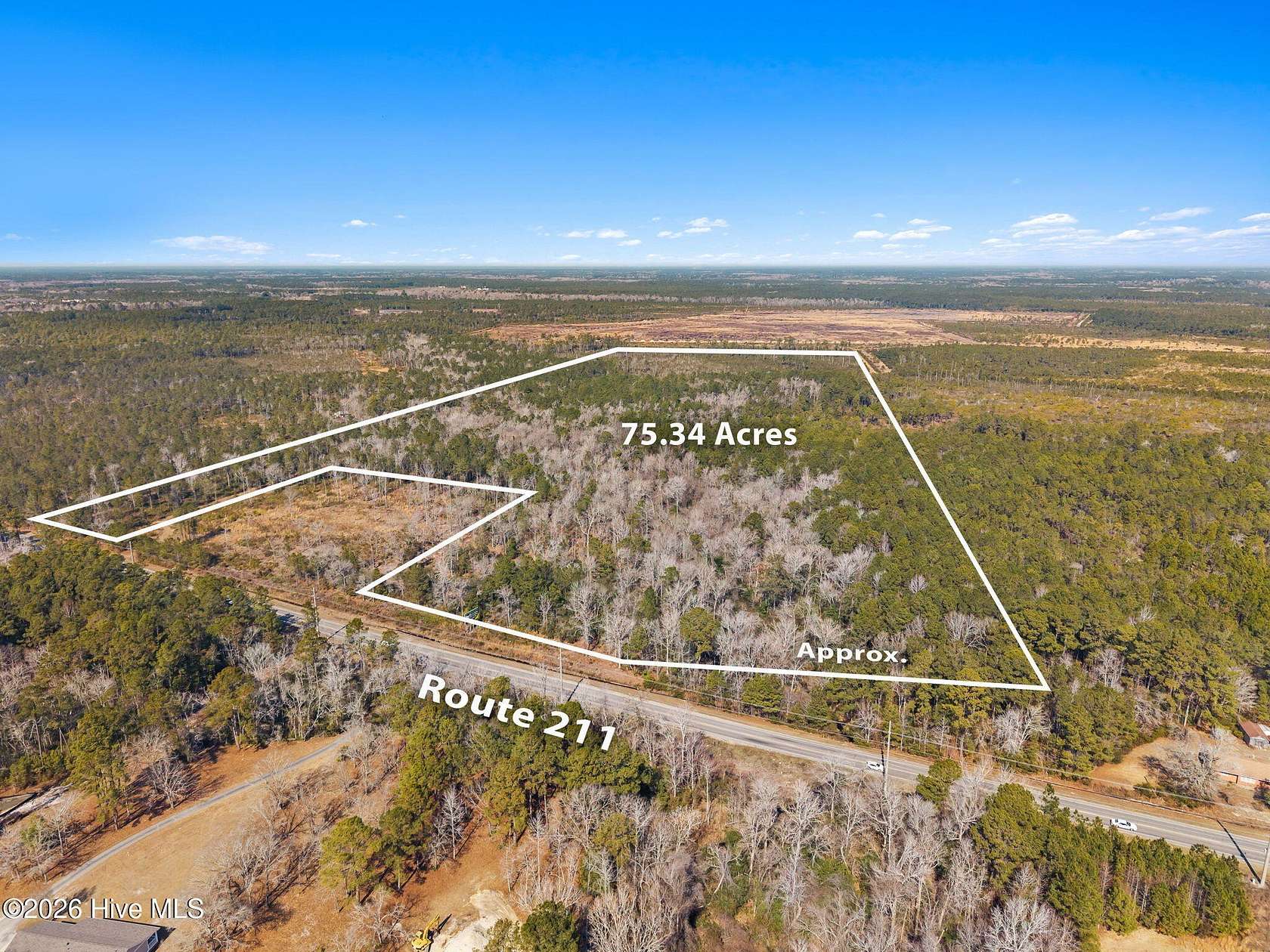 75.3 Acres of Land for Sale in Bolivia, North Carolina
