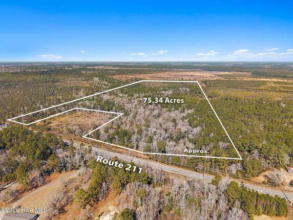 75.3 Acres of Land for Sale in Bolivia, North Carolina