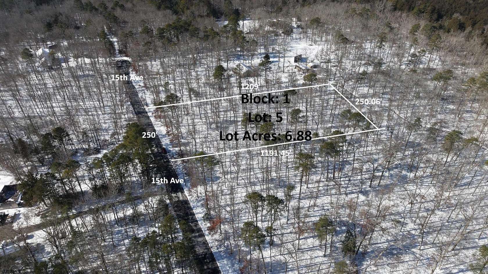 6.88 Acres of Residential Land for Sale in Dorothy, New Jersey