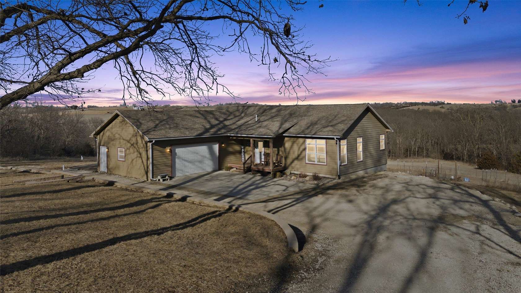 8.13 Acres of Residential Land with Home for Sale in Earlham, Iowa