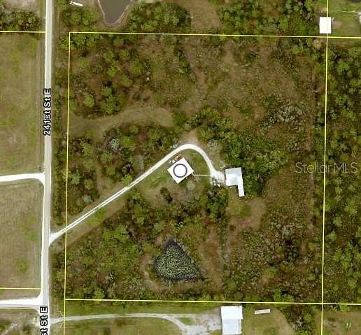 9.72 Acres of Land with Home for Sale in Myakka City, Florida