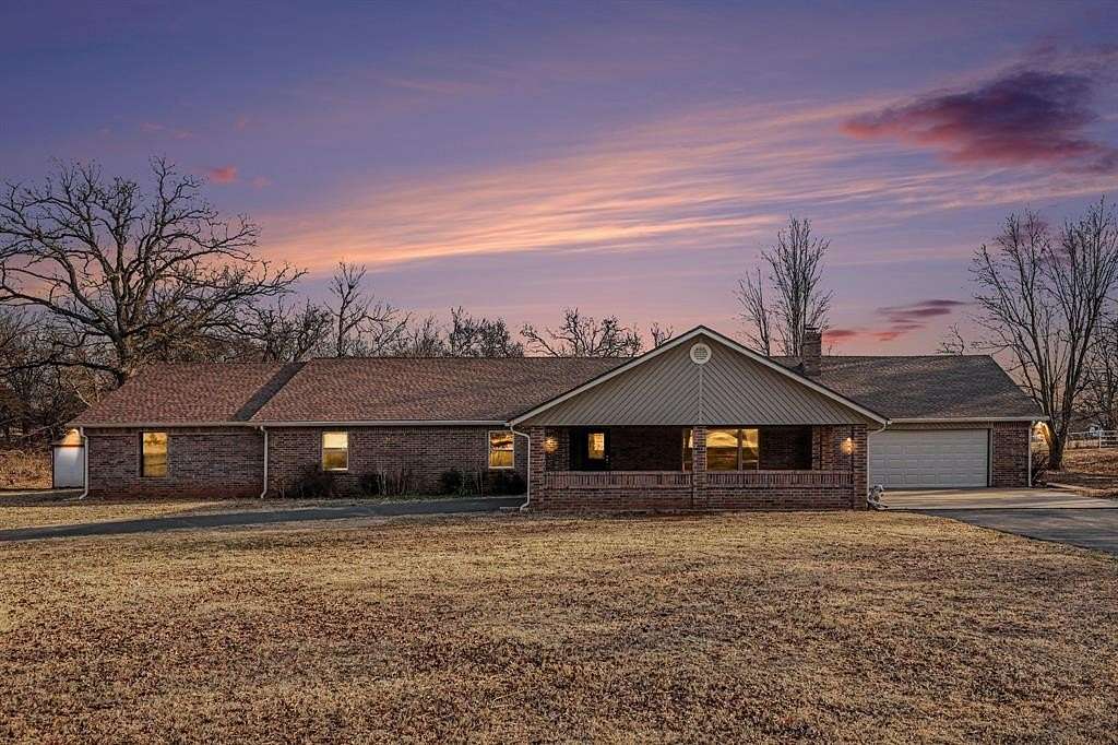 4.77 Acres of Land with Home for Sale in Blanchard, Oklahoma