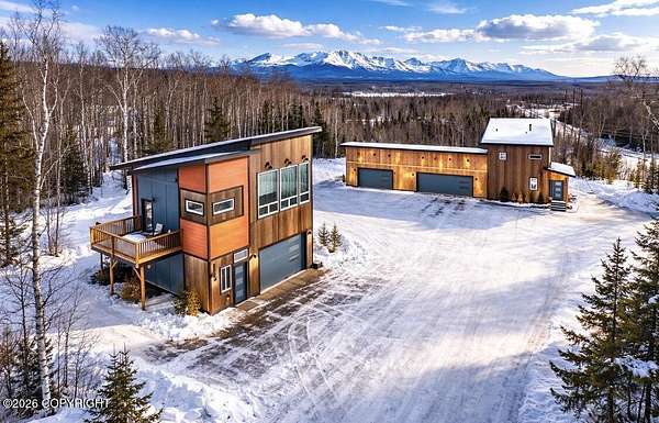 3.5 Acres of Land with Home for Sale in Houston, Alaska