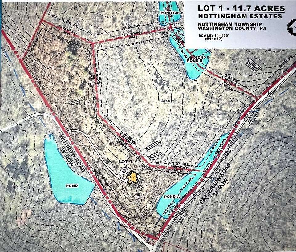 11.7 Acres of Land for Sale in Eighty Four, Pennsylvania