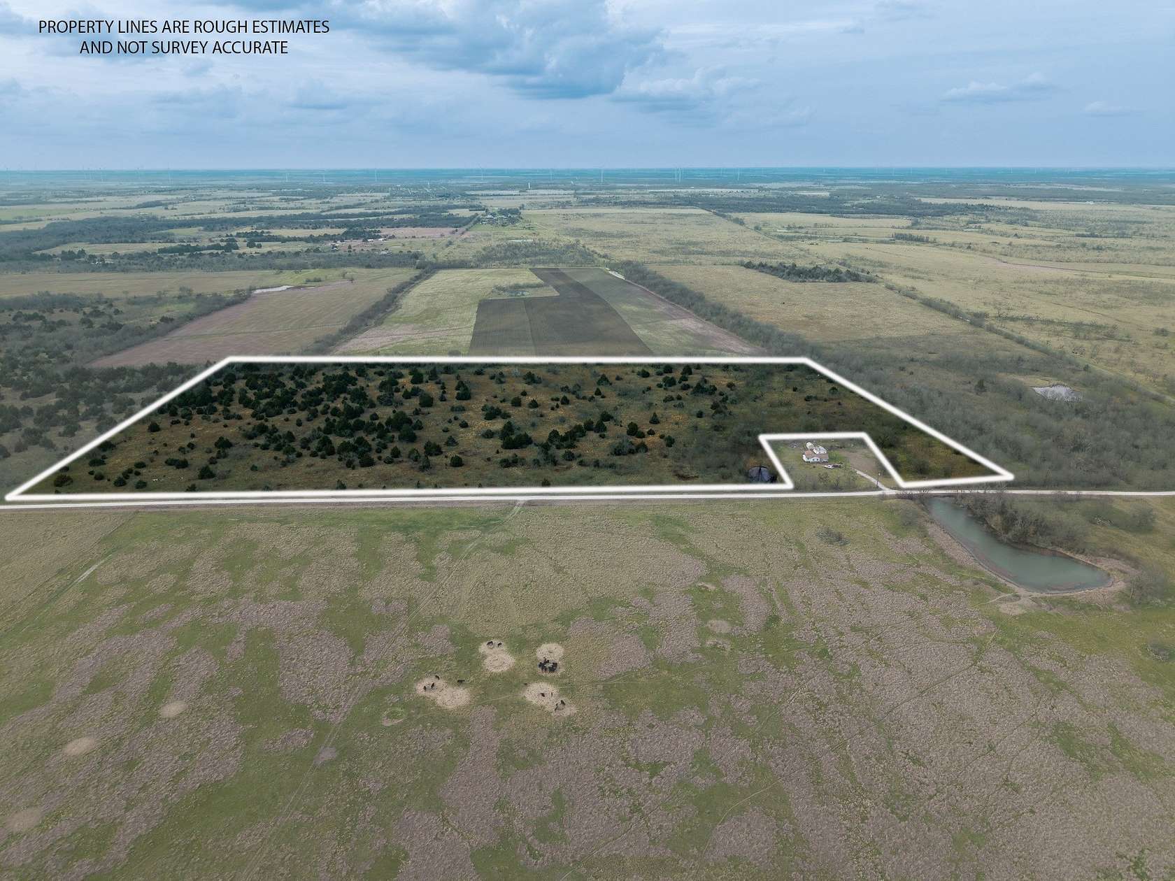32 Acres of Recreational & Residential Land for Sale in Coolidge, Texas