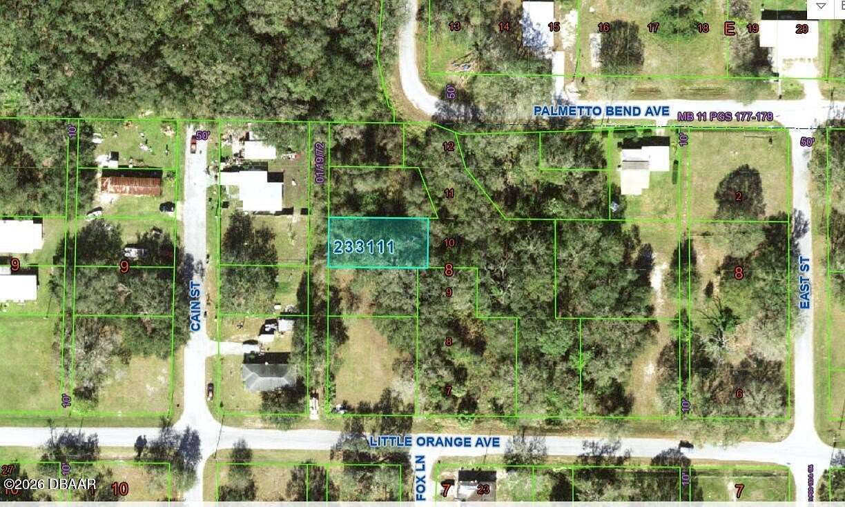 0.11 Acres of Residential Land for Sale in Mulberry, Florida