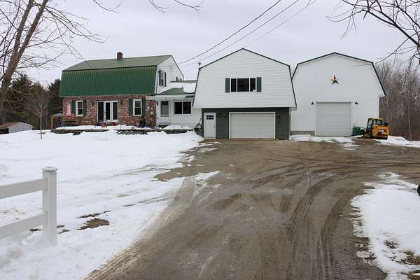 6.6 Acres of Residential Land with Home for Sale in Monmouth, Maine