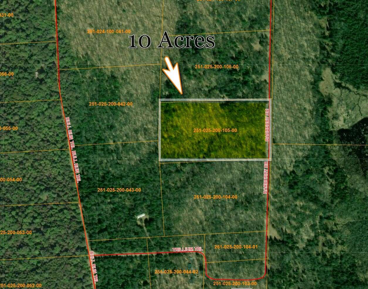 10 Acres of Recreational Land for Sale in Wolverine, Michigan