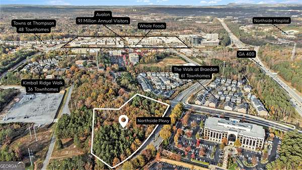 4.72 Acres of Commercial Land for Sale in Alpharetta, Georgia