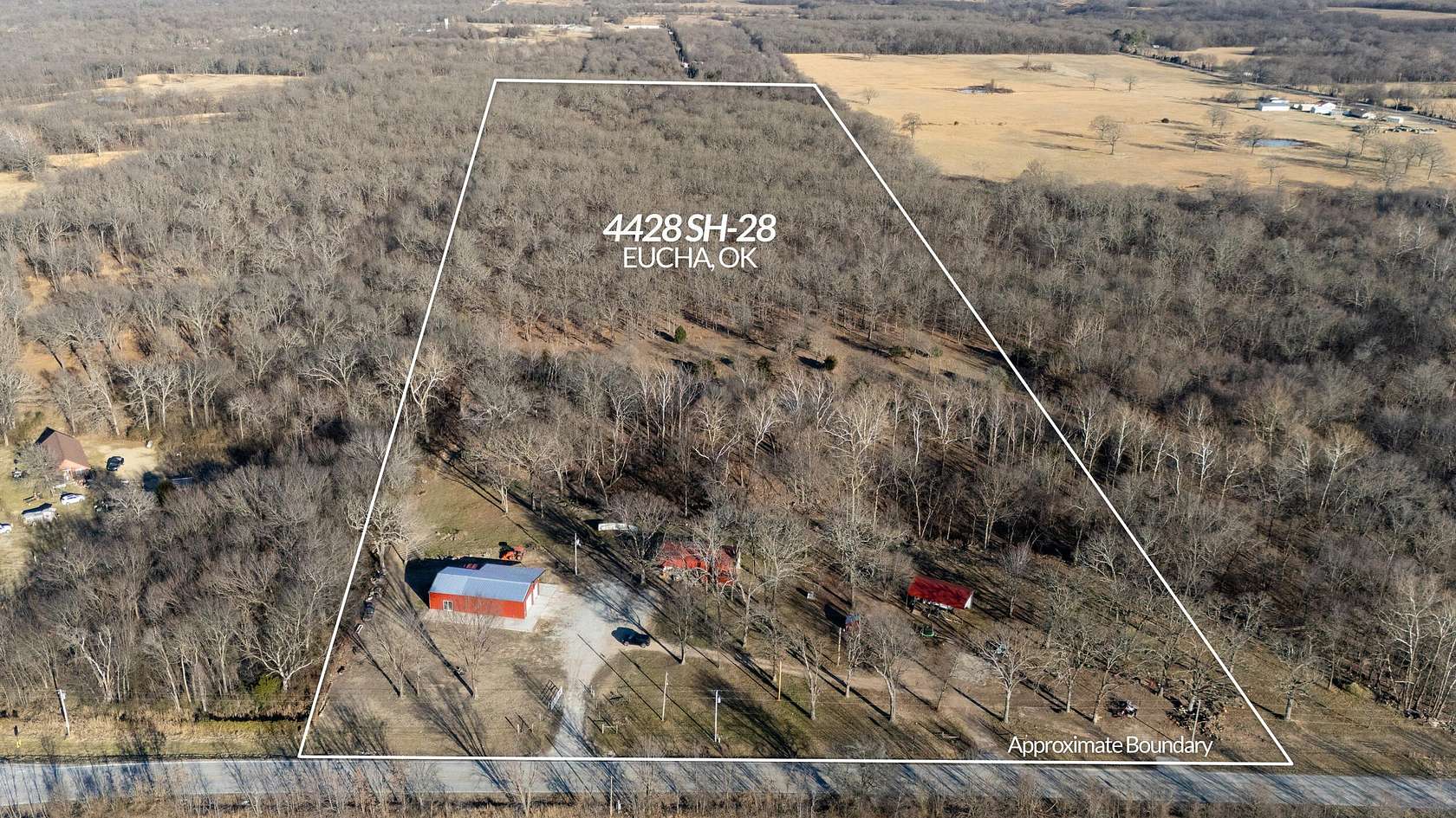 40 Acres of Recreational & Residential Land for Sale in Eucha, Oklahoma