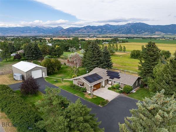 4.8 Acres of Residential Land with Home for Sale in Bozeman, Montana