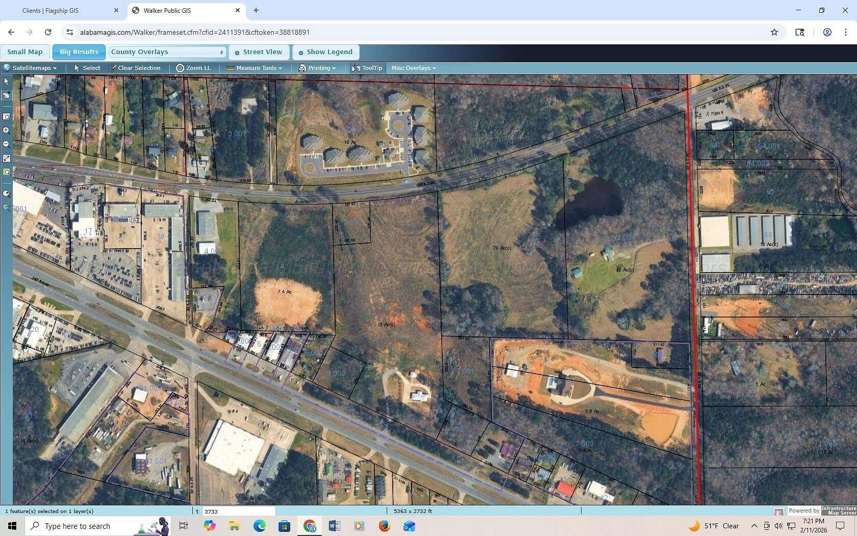 15.5 Acres of Commercial Land for Sale in Jasper, Alabama
