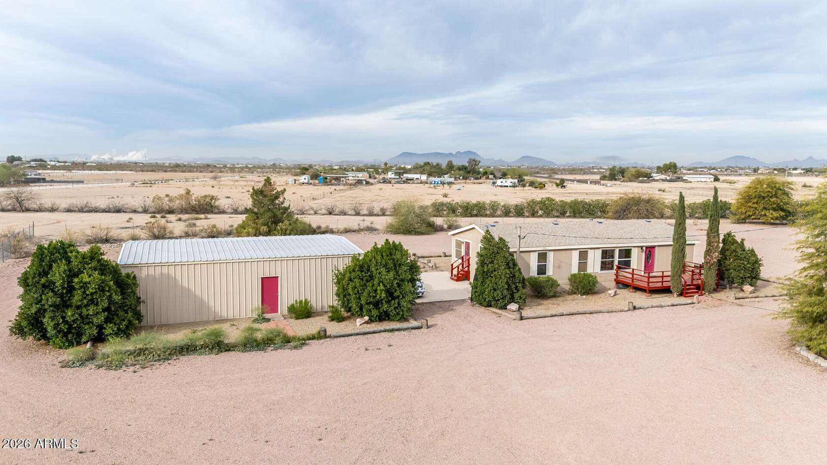 2 Acres of Land with Home for Sale in Tonopah, Arizona