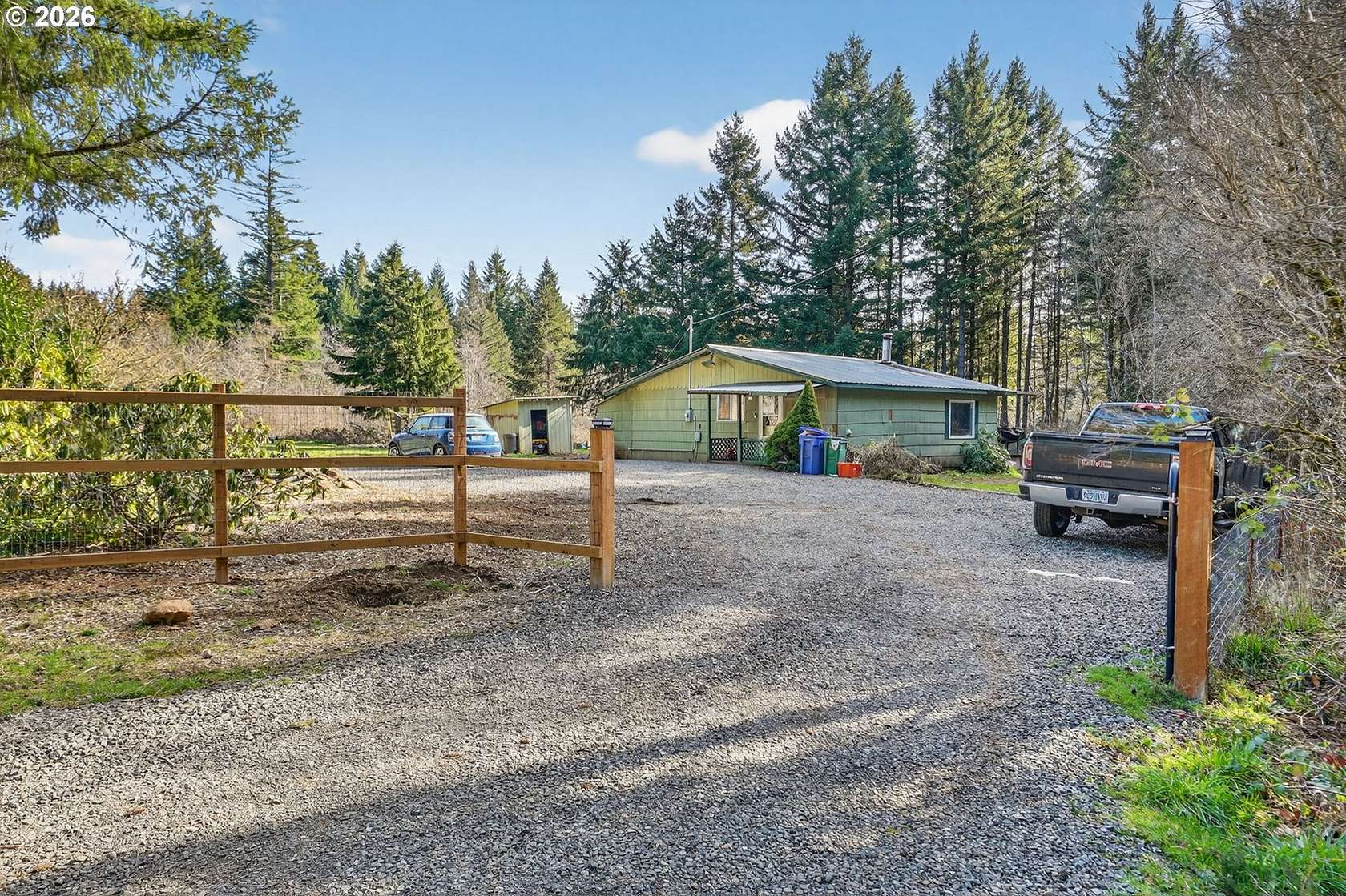 4.69 Acres of Land with Home for Sale in Estacada, Oregon