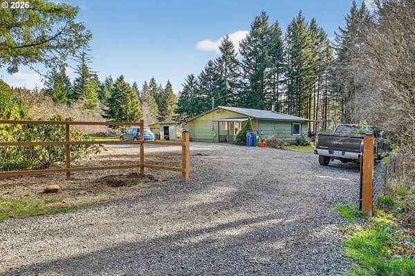 4.69 Acres of Land with Home for Sale in Estacada, Oregon