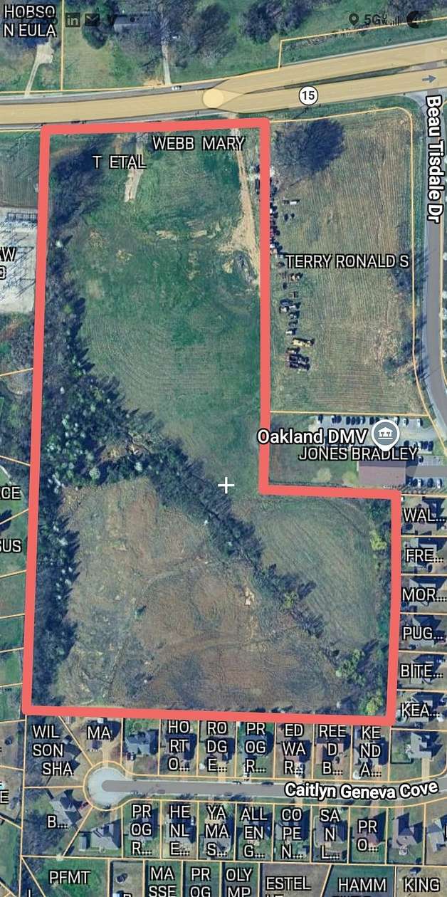 16 Acres of Mixed-Use Land for Sale in Oakland, Tennessee