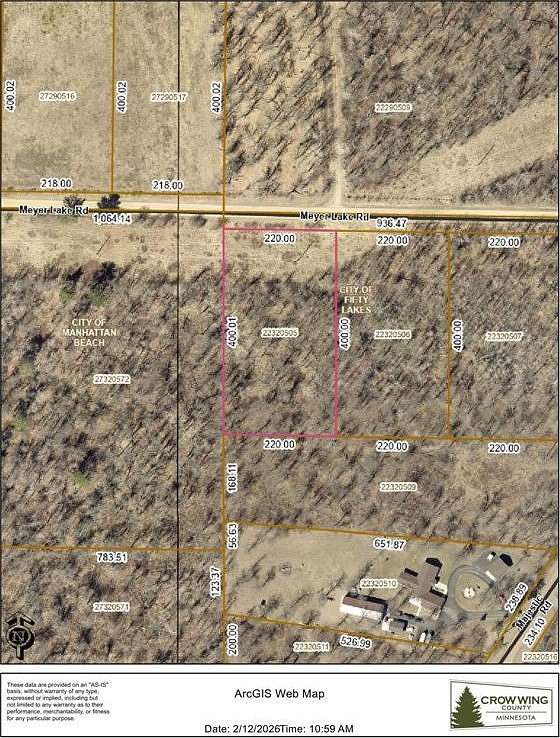 2 Acres of Land for Sale in Fifty Lakes, Minnesota