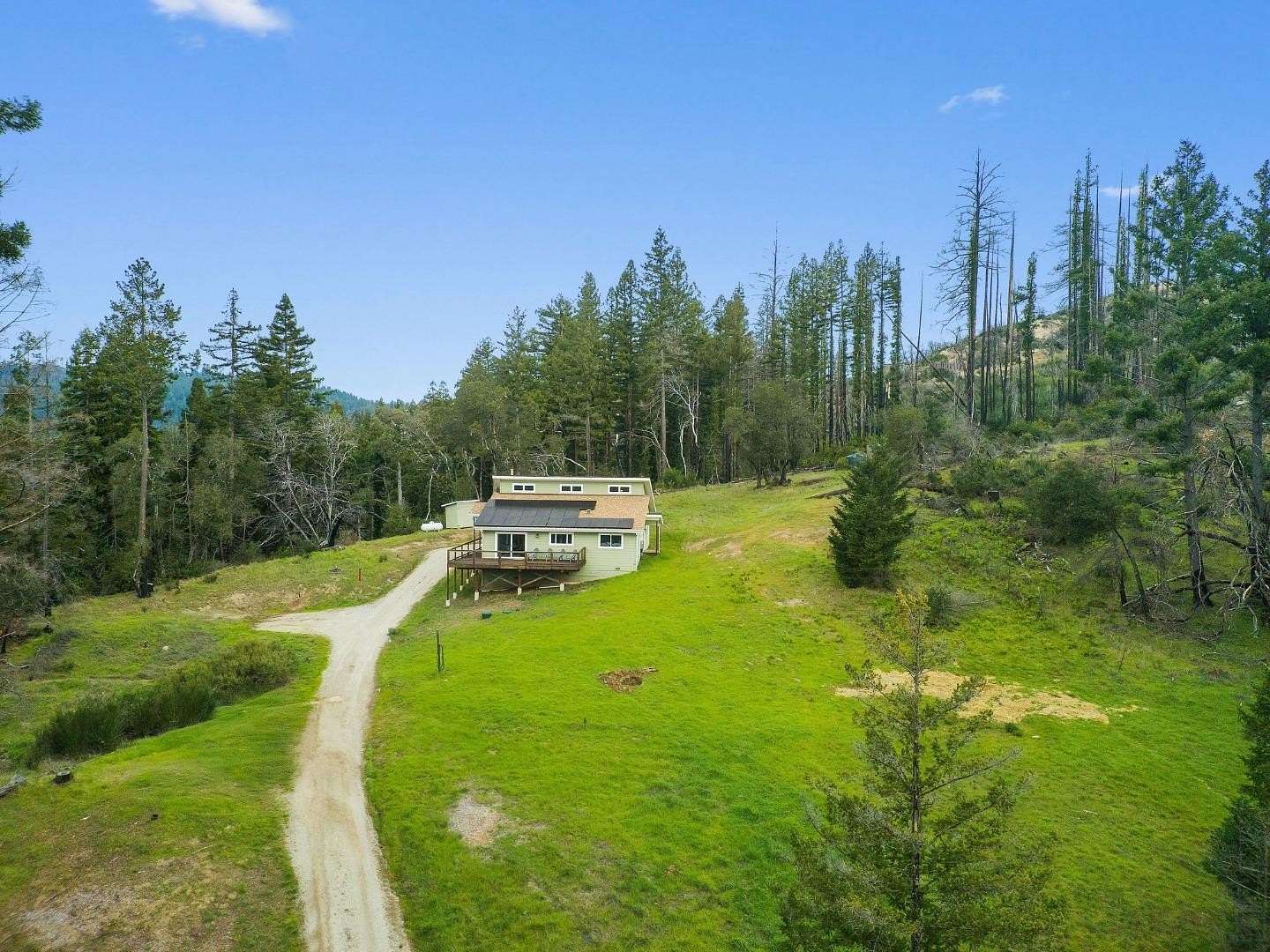 5.7 Acres of Land with Home for Sale in Boulder Creek, California