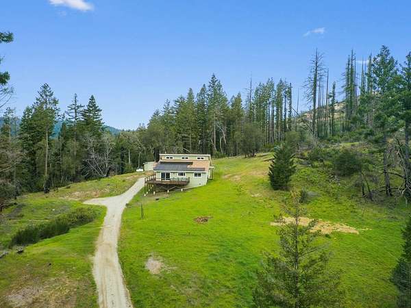 5.7 Acres of Land with Home for Sale in Boulder Creek, California