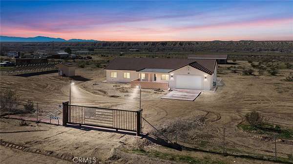 2.29 Acres of Residential Land with Home for Sale in Oro Grande, California