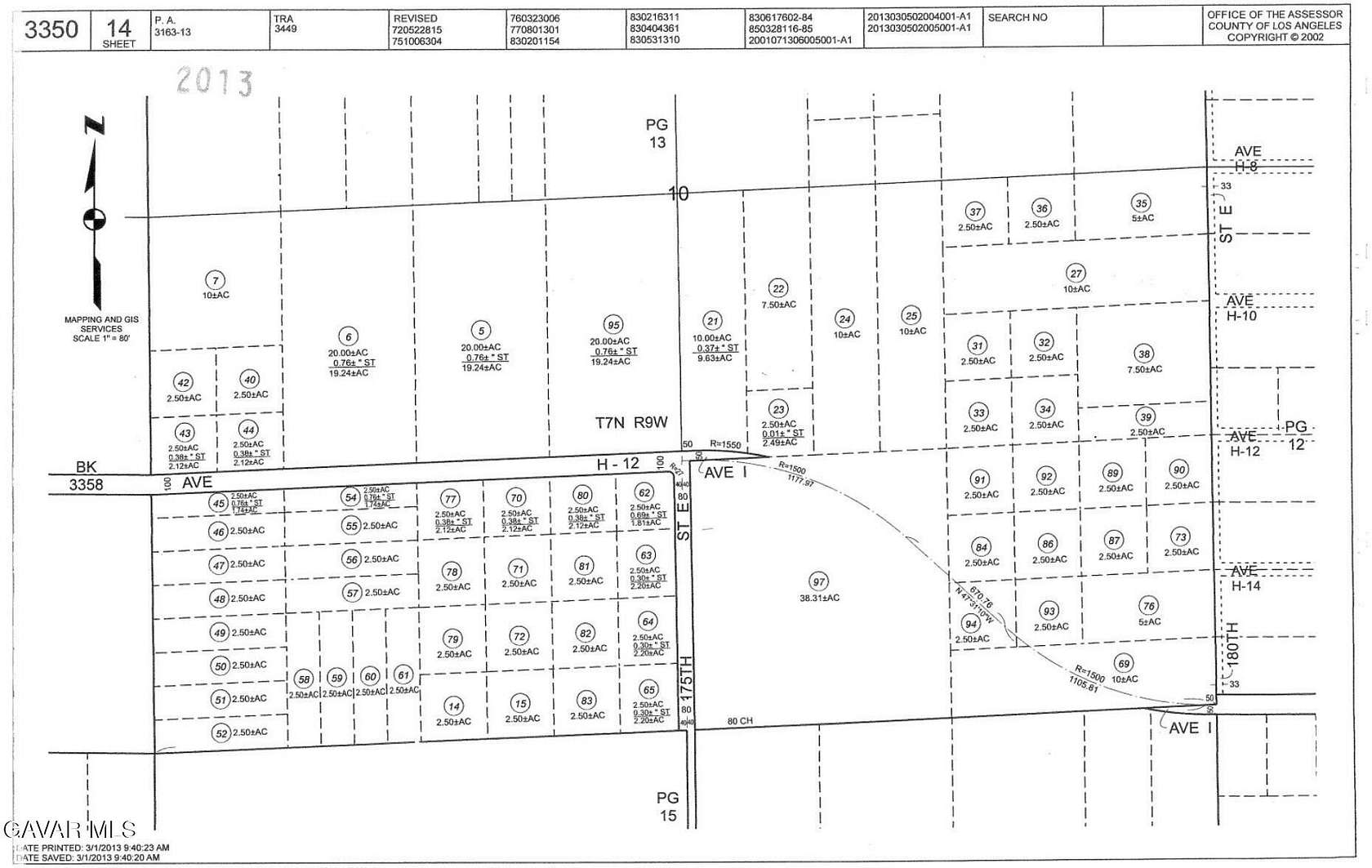 2.59 Acres of Land for Sale in Lancaster, California