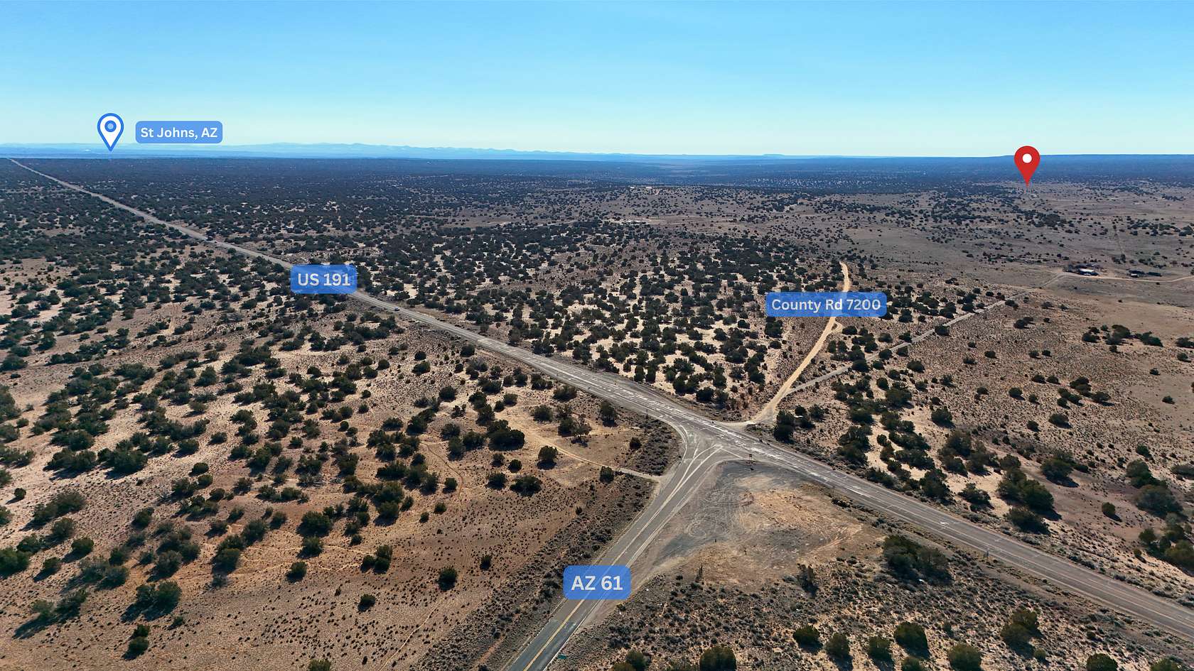 40 Acres of Recreational & Residential Land for Sale in St. Johns, Arizona