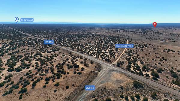 40 Acres of Recreational & Residential Land for Sale in St. Johns, Arizona