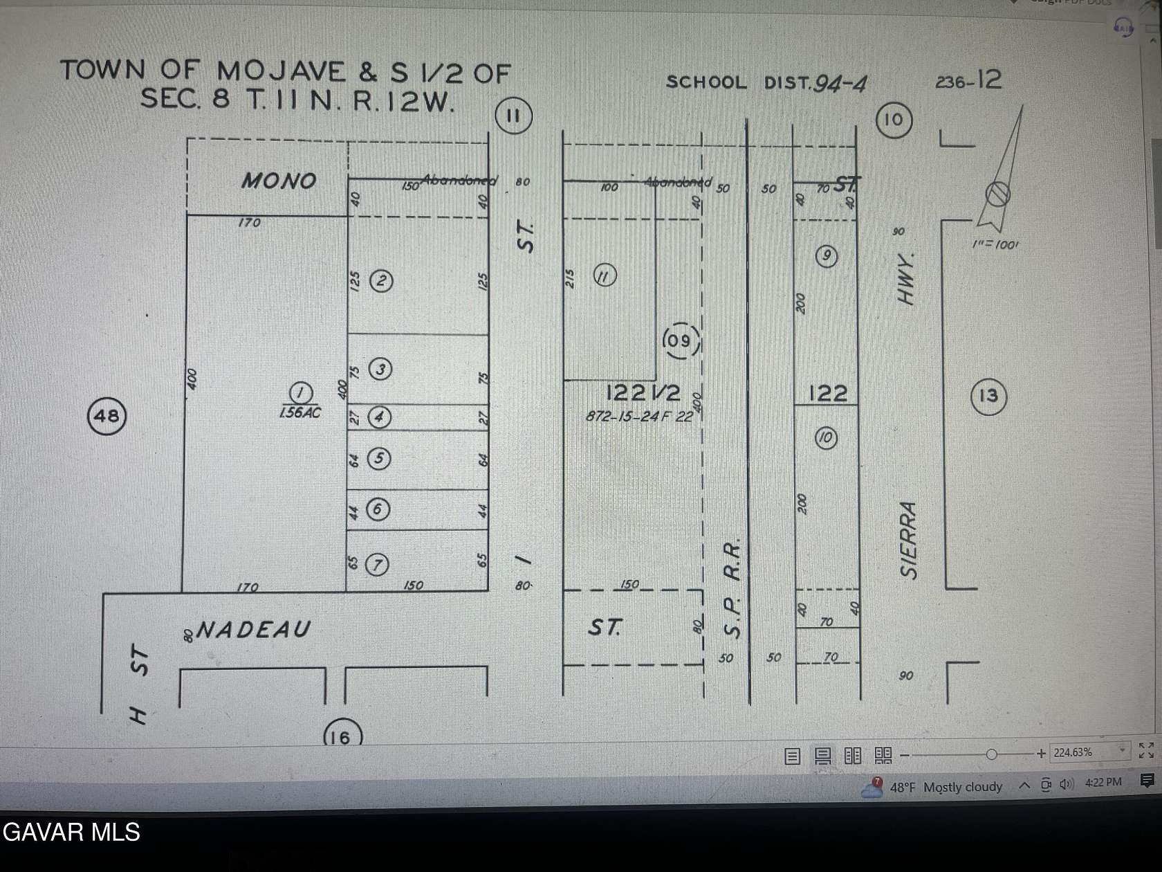 0.09 Acres of Land for Sale in Mojave, California