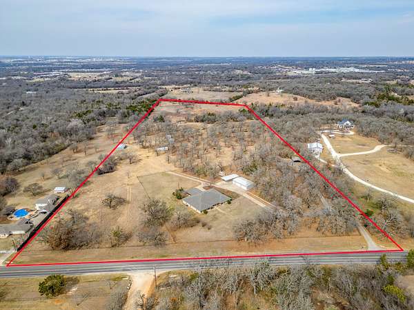 26 Acres of Land with Home for Sale in Cleburne, Texas