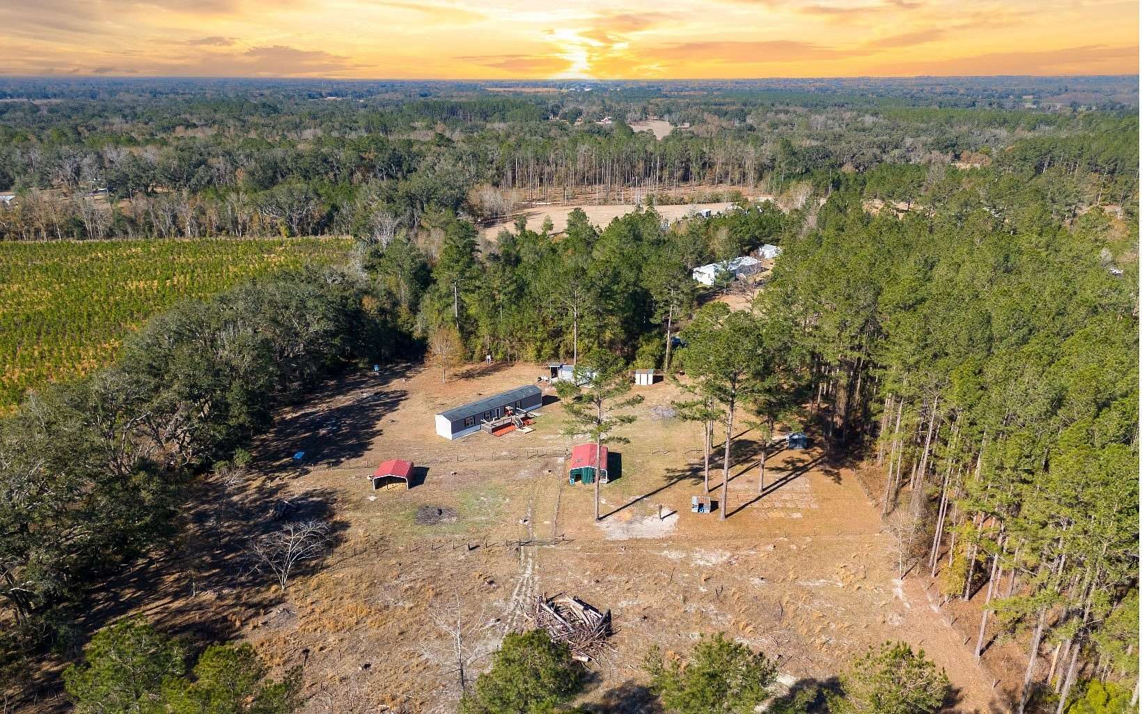 4.88 Acres of Residential Land with Home for Sale in Wellborn, Florida