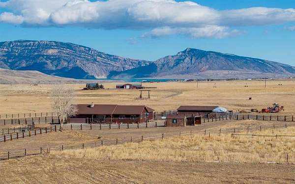 20.4 Acres of Agricultural Land with Home for Sale in Cody, Wyoming