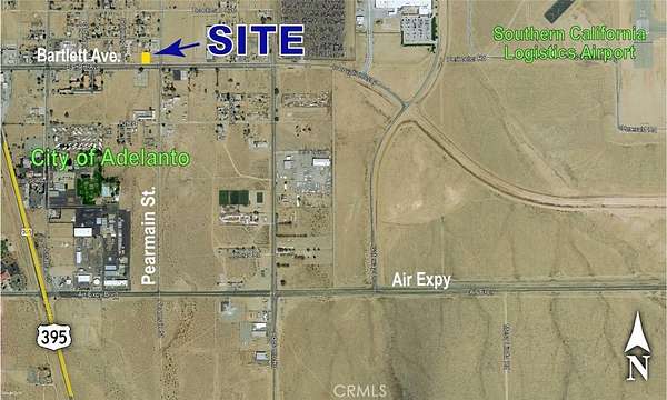 0.28 Acres of Commercial Land for Sale in Adelanto, California