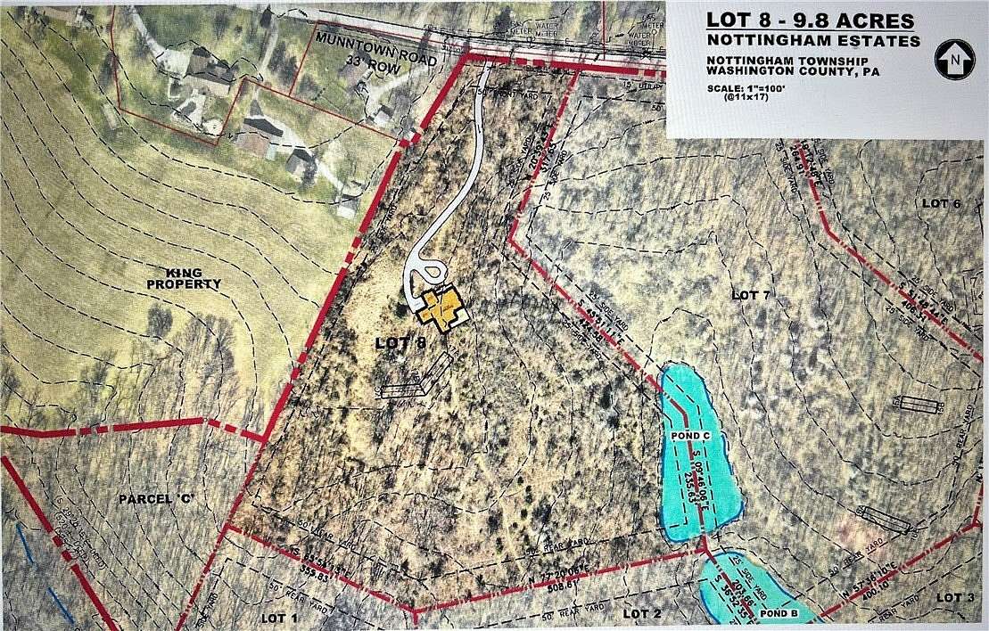 9.88 Acres of Residential Land for Sale in Eighty Four, Pennsylvania
